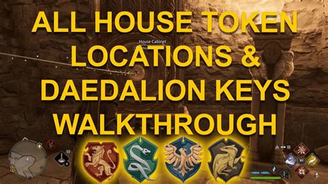 Hogwarts Legacy All House Tokens Locations